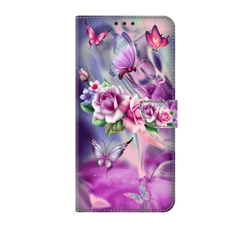 Чохол-книжка Crystal 3D Shockproof Protective Leather для iPhone 15 Pro - Butterfly