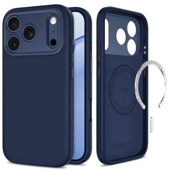 Оригинальный чехол Tech-Protect Uniq MagSafe CC для iPhone 17 Pro / 18 Pro — синий