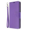 Чехол-книжка Litchi Texture Pure Color на Samsung Galaxy S20+Plus -фиолетовый