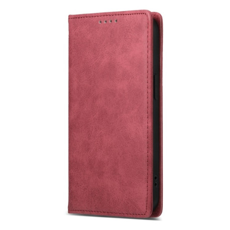 Чехол-книжка Business Solid Color Magnetic RFID Leather на iPhone 16e - красный