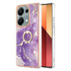 Чехол Electroplating with Ring Holder для Xiaomi Redmi Note 14S/ 13 Pro 4G / POCO M6 Pro 4G- фиолетовый
