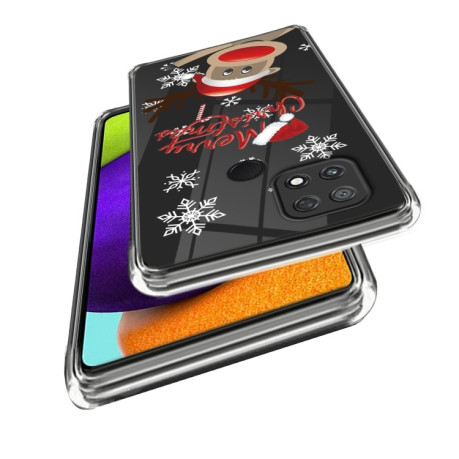 Противоударный чехол Christmas Patterned для Xiaomi Poco C40/Redmi 10c - Cute Elk