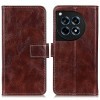 Чохол-книжка Magnetic Retro Crazy Horse Texture на OnePlus 12R/Ace 3 - коричневий