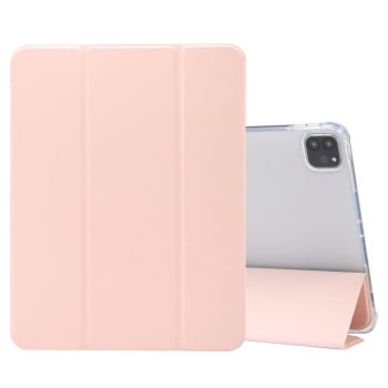 Чохол-книжка 3-folding Electric Pressed для iPad Air 4  10.9 (2020)/Pro 11 (2018)/Pro 11 (2020)/Pro 11 (2021) - світло-рожевий