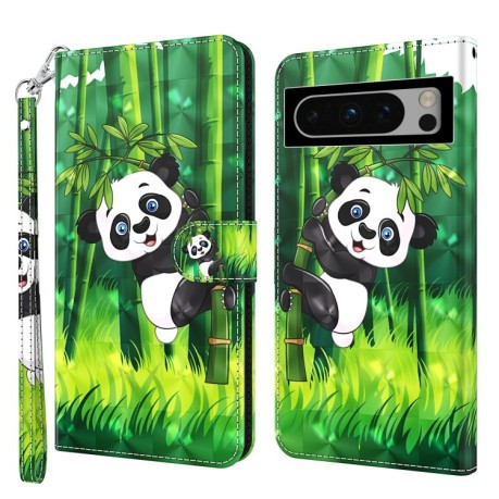 Чохол-книжка 3D Painting для Google Pixel 8 Pro - різнокольоровий