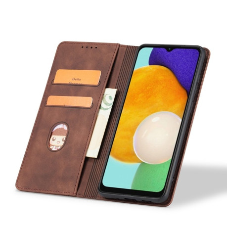 Чехол-книжка Magnetic Dual-fold для Samsung Galaxy A04s/A13 5G - кофейный