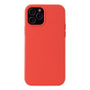 Силиконовый чехол Solid Color Liquid на iPhone 12 Pro Max - коралловый