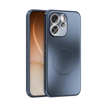 Противоударный чехол ABEEL Heat Dissipation Frosted MagSafe для OPPO Reno15 Pro 5G Global — тёмно-синий