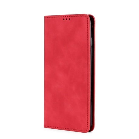 Чехол-книжка Retro Skin Feel Business Magnetic для Realme GT Neo 5 5G / GT3 5G - красный