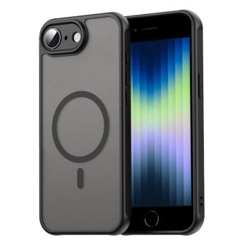 Чохол протиударний Fan Dun Series TPU Hybrid PC Frosted Magsafe для iPhone 16e - чорний