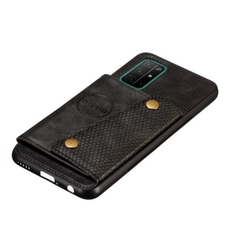 Противоударный чехол Double Buckle для Samsung Galaxy M52 5G - черный