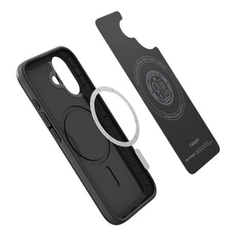 Оригінальний чохол Spigen Thin Fit з MagSafe на iPhone 17 - Black