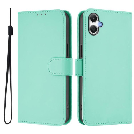 Чохол-книжка з м'яким покриттям (Skin Feel) зі шнурком на Samsung Galaxy A07 4G - зелений