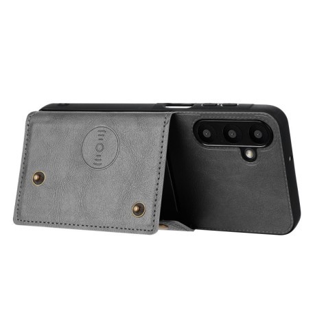 Противоударный чехол Double Buckle для Samsung Galaxy A56 5G - серый