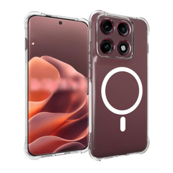 Протиударний магнітний TPU-чохол Escase на Motorola Edge 70 Pro 5G — прозорий