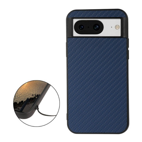 Ударозахисний чохол Carbon Fiber Texture на Google Pixel 8 - синій