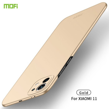 Ультратонкий чехол MOFI Frosted на Xiaomi Mi 11 - золотой