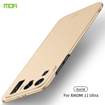 Ультратонкий чехол MOFI Frosted на Xiaomi Mi 11 Ultra - золотой