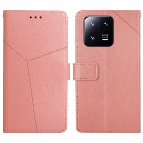 Чохол-книжка Y-shaped Pattern для Xiaomi 13 - рожевий