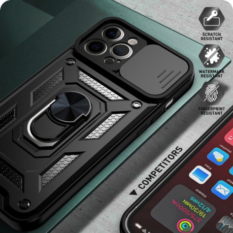 Протиударний чохол Design Sliding Camera для iPhone 11 - зелений