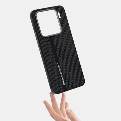 Ультратонкий чохол ABEEL 6D Micro Relief MagSafe Magnetic на Xiaomi 15 Pro - чорний
