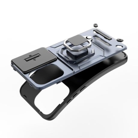 Протиударний чохол Sliding Camshield для OPPO Reno13 5G Global - сірий