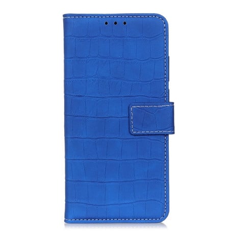 Чохол-книжка Magnetic Crocodile Texture на Xiaomi Redmi Note 11 Pro 5G (China)/11 Pro+ - синій