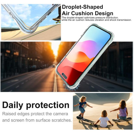 Чехол imak Shockproof Airbag для iPhone 17 - прозрачный