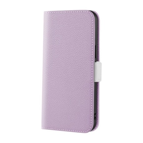 Чехол-книжка Candy Color Litchi для Samsung Galaxy A24 4G - фиолетовый