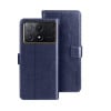Чохол-книжка idewei Crazy Horse Texture для Xiaomi Poco X6 Pro 5G - синій