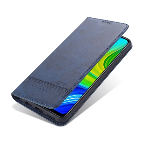 Чохол-книжка AZNS Magnetic Calf на Xiaomi Redmi Note 9/10X - синій