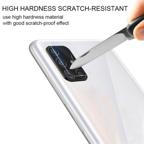 Защитное стекло на камеру для Samsung Galaxy A71