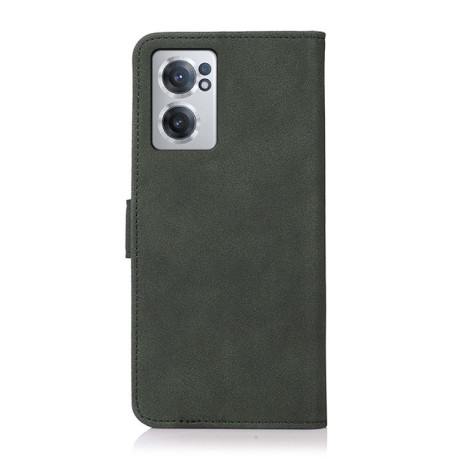 Чехол-книжка KHAZNEH Matte Texture для OPPO Reno7 5G Global/ Find X5 Lite/OnePlus Nord CE2 5G - зеленый