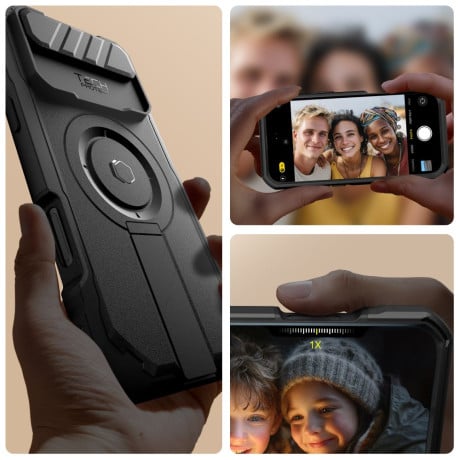 Чохол Tech-Protect Kevlar MagSafe на iPhone Air - Black