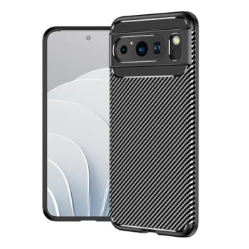 Ударозащитный чехол HMC Carbon Fiber Texture на Google Pixel 8 Pro - черный