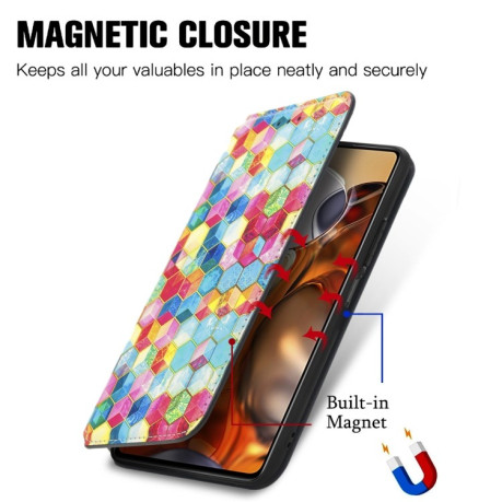 Чехол-книжка Colored Drawing Magnetic для Xiaomi 11T / 11T Pro - Magic Space