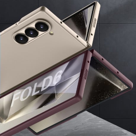 Противоударный чехол GKK Ultra-thin для Samsung Galaxy  Fold 6 - серебристый