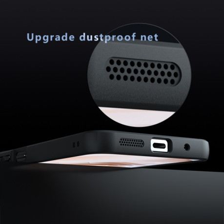 Противоударный чехол Armor Precise Hole PC Hybrid TPU для Xiaomi Poco M6 4G - черный