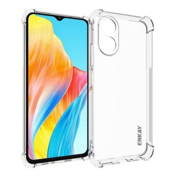 Противоударный чехол ENKAY Clear для OPPO A18 4G / A38 4G прозрачный