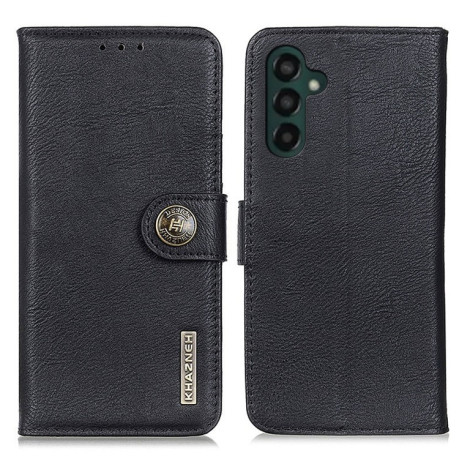 Чехол-книжка KHAZNEH Cowhide Texture для Samsung Galaxy A55 5G - черный