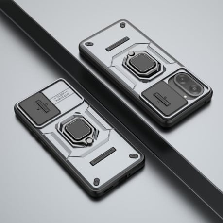 Противоударный чехол Sliding Camshield на OnePlus Ace 5 Racing / Nord CE5 - серый