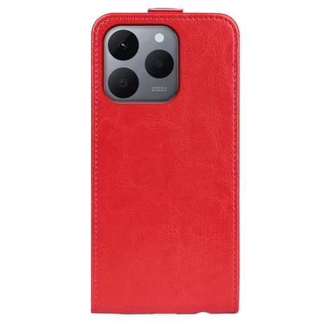 Флип-чехол R64 Texture Single для Realme 15T — красный