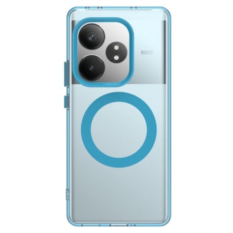 Протиударний чохол Candy Magsafe PC Hybrid TPU для Realme GT 6 Global - синій