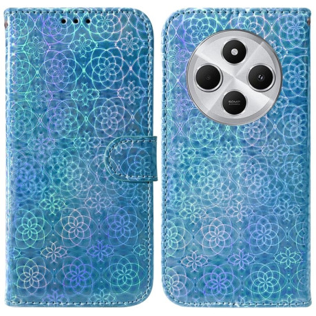 Чехол-книжка Solid Color Colorful на Xiaomi Redmi 14C 4G/Poco C75/Redmi A4 5G - синий