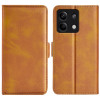 Чехол-книжка Dual-side Magnetic Buckle для Xiaomi Redmi Note 13 5G - желтый