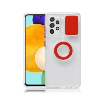 Протиударний чохол Sliding Camera with Ring Holder Samsung Galaxy A73 - червоний