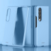 Противоударный чехол Skin Feel Frosted для Samsung Galaxy Fold4 - синий