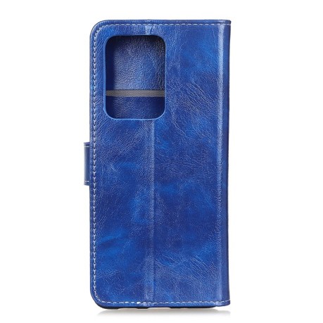 Шкіряний чохол-книжка Retro Crazy Horse Texture Samsung Galaxy Note 20 Ultra - синій