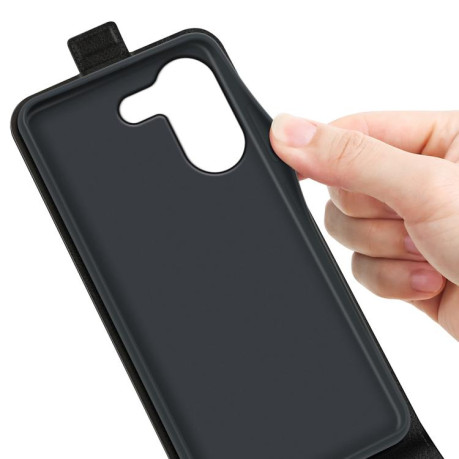 For Redmi Turbo 5 5G / Poco X8 Pro 5G R64 Texture Single Vertical Flip Leather Phone Case(Black)