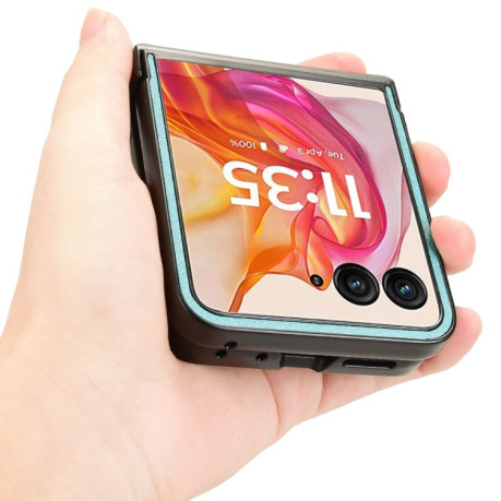 Протиударний чохол Sandskin Texture на Motorola Razr 50 Ultra - синій